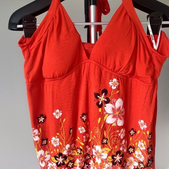 Orange halter top - Picture 3 of 6